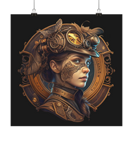 Steampunk Girl 017 - Poster 50x50