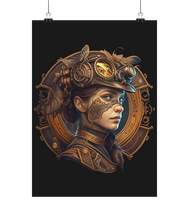 Steampunk-Girl 17 (A-Format) - Poster Din A2 (hoch)