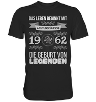 Black Collection - 1962 - Geburt von Legenden - Skorpion _ w - Premium Shirt