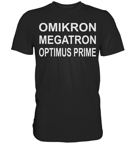 DELTA-OMIKRON-OPTIMUS PRIME - 1 - Premium Shirt