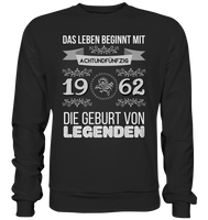 Black Collection - 1962 - Geburt von Legenden - Skorpion _ w - Premium Sweatshirt