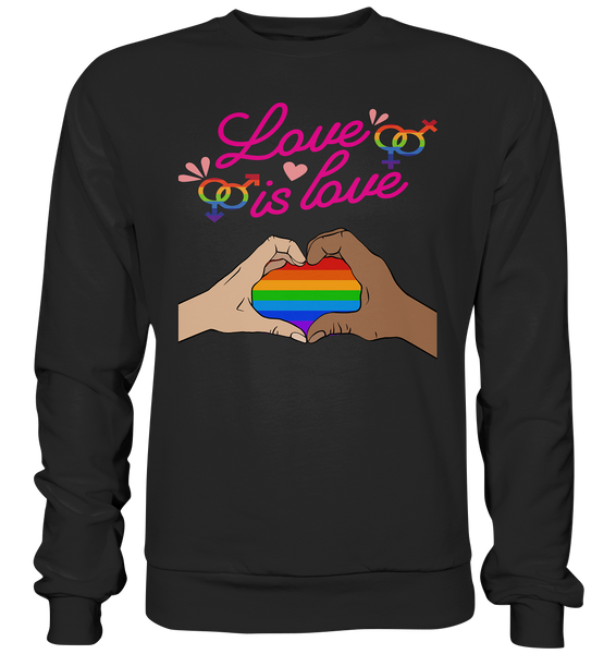 Pride Day - Love is Love 002 - Premium Sweatshirt