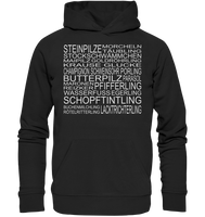 Black Collection - Pilzsorten - Premium Unisex Hoodie