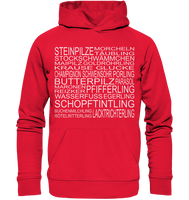 Hoodie - Pilzsorten - w - Premium Unisex Hoodie