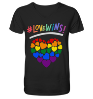 Pride Day - Love wins 001 - V-Neck Shirt