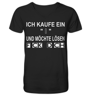 Ich kaufe ein "I" - V-Neck Shirt