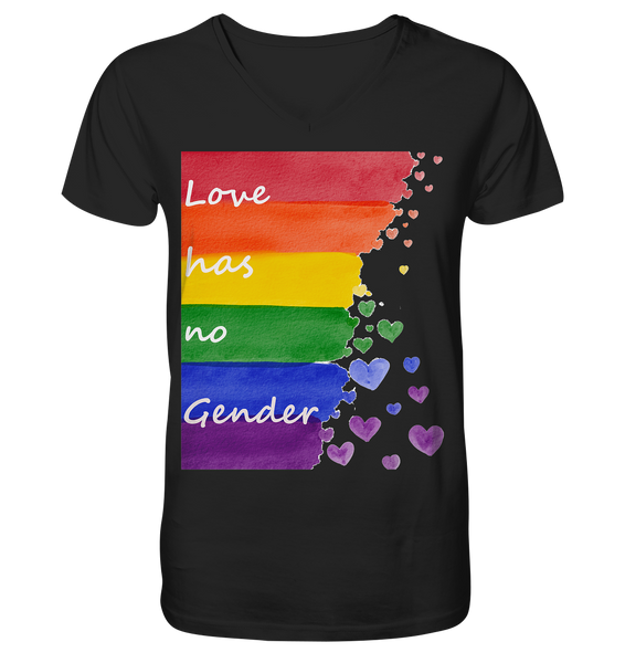 Pride Day - Love has no Gender 001 - V-Neck Shirt