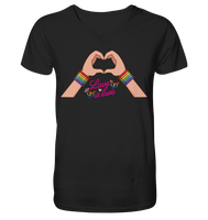 Pride Day - Love is Love 001 - V-Neck Shirt