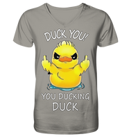 DUCK YOU! - V-Neck Shirt